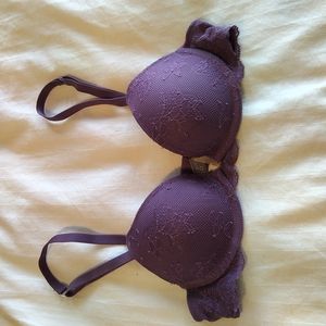 Victoria's secret purple lace bra
